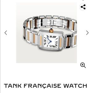 Cartier TANK FRANÇAISE WATCH

SMALL MODEL, QUARTZ MOVEMENT, STEEL and GOLD
